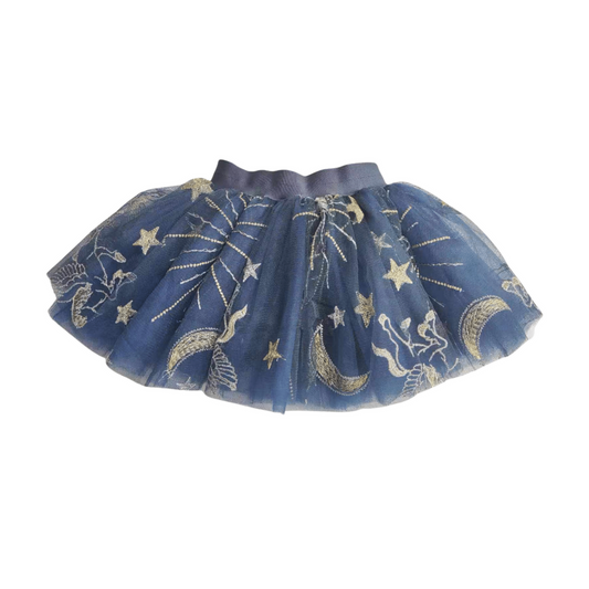 Unicorn navy blue skortie