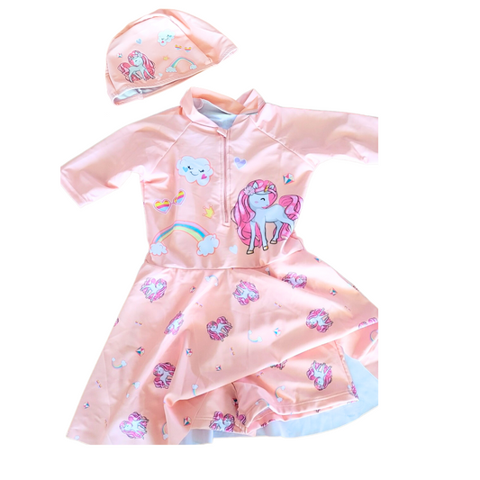 Swimwear skortie