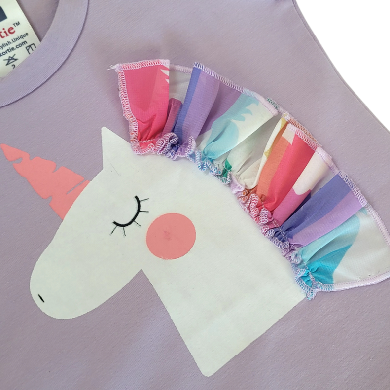 Dress skortie - Rainbow unicorn